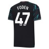 Oficiální Fotbalový Dres Manchester City Foden 47 Třetí 2023-24 pro Děti